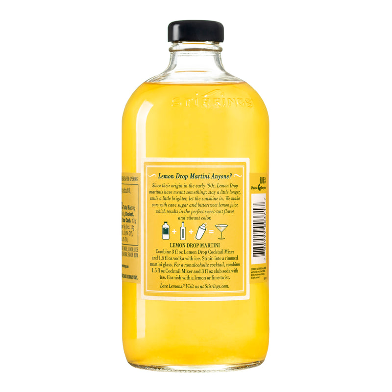All-Natural Sweet & Tart Lemon Drop Cocktail Mixer